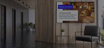 digital signage hospitality